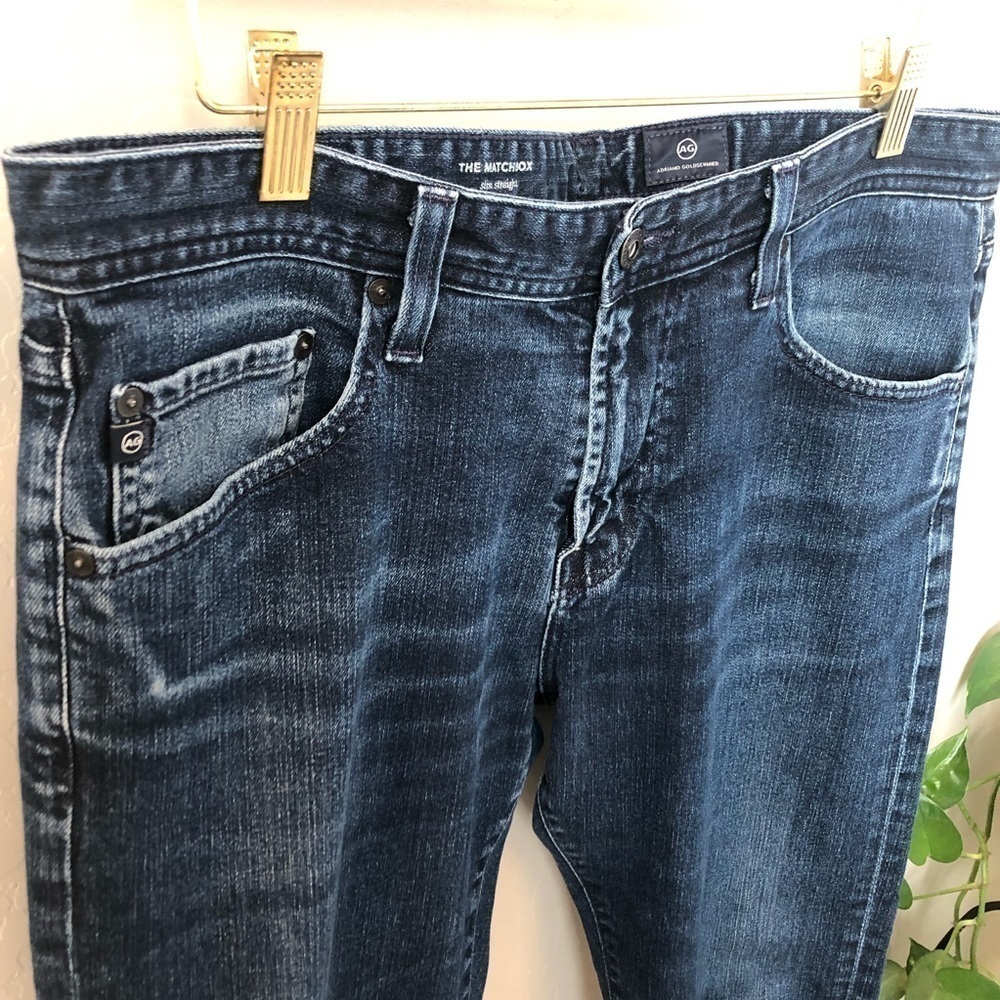 AG ADRIANO GOLDSCHMIED Men’s Jeans straight leg, size 36, medium wash - Picture 3 of 16